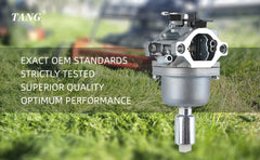 Tang carburetor durable construction supports tough conditions and lasting performance