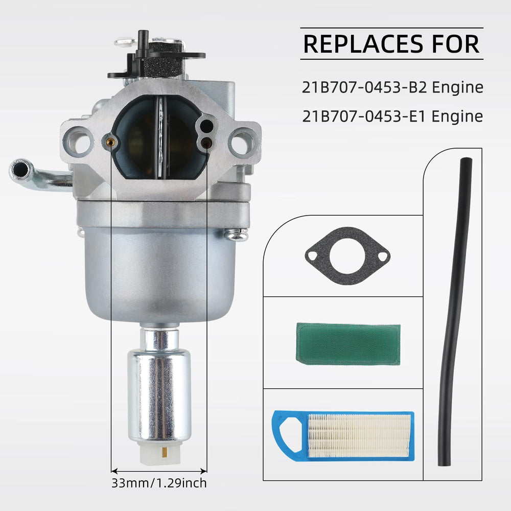 Tang carburetor installed on lawn tractor demonstrates OEM-like fit and performance