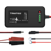 TANKPOW 14.6V LiFePO4 charger front view for on-the-go charging