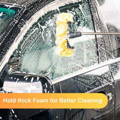 Tanlade 3/4 inch thread compatibility helps quick pole attachment for exterior cleaning.