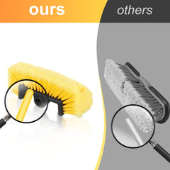 Tanlade 10-inch brush head cleans wide surfaces like doors and hoods.