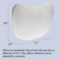 Includes two pillows and replacement straps for easy setup