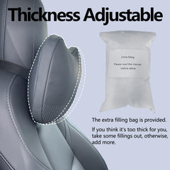 TANOLA TESBEAUTY headrest adjustable thickness feature for personalized comfort