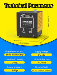 TAOPOWER Smoke Machine compact weight emphasizes easy storage and handling.