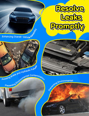 TAOPOWER Smoke test in engine bay detects EVAP leaks effectively.