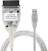 Taotao K+CAN cable with switch for BMW diagnostics via D-CAN and K-CAN.