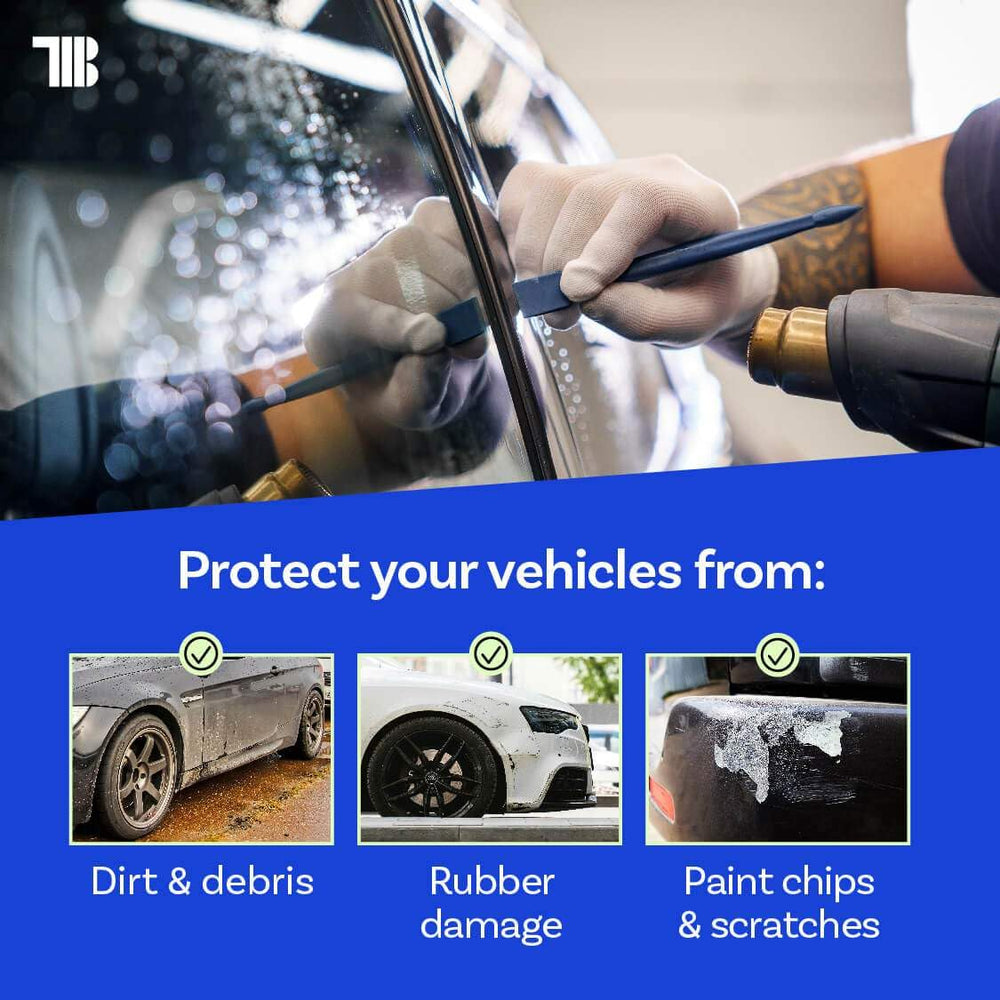 TapeManBlue clean-removal leaves no residue after use on painted surfaces.