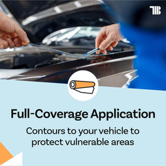 TapeManBlue track tape supports road trips and car transport by shielding the finish.