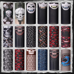 Tarpop skull-pattern balaclava for cosplay and light sun protection