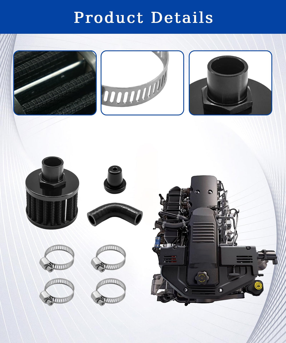 Taruimoo bracket for crankcase filter, supports steady mounting during service.