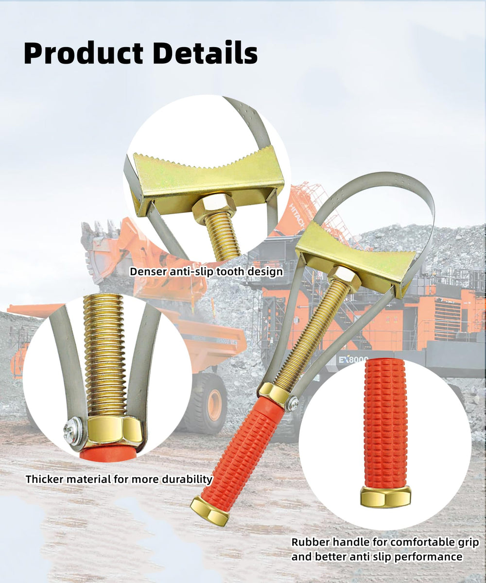 Taruimoo oil filter wrench featuring PVC handles for comfortable handling