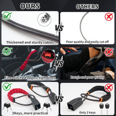 TaShow compact storage fits in seat pocket or glove box.