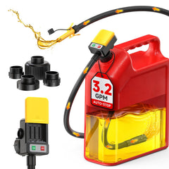 TaskStar fuel transfer pump front view for fast, spill-free refueling sessions.
