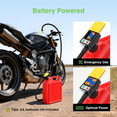 TaskStar nozzle lock clip enables hands-free refueling.