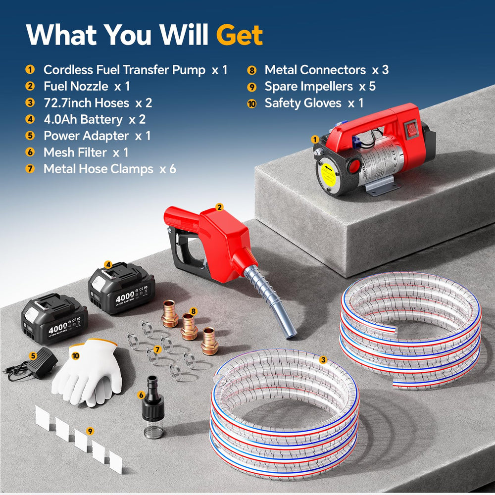 TaskStar portable cordless fueling solution for farms and camps
