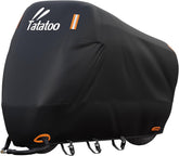 TATATOO motorcycle cover waterproof outdoors protecting a cruiser from rain