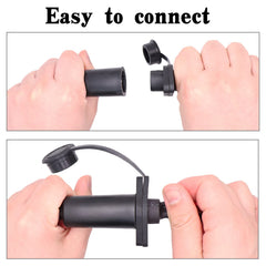 Taukealugs 8 ft cord stores neatly when not in use.