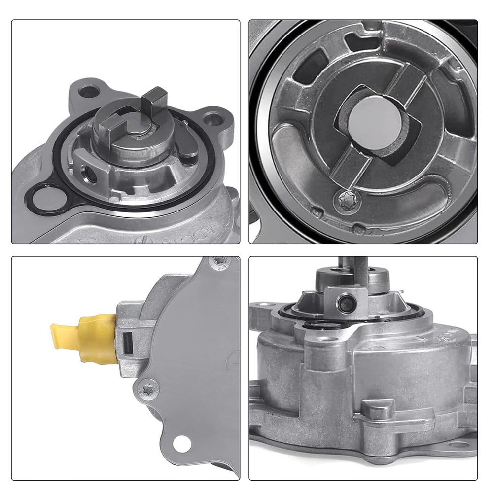 TAUTO brake booster vacuum pump installed in a vehicle shows OE fit for Ford and Jaguar Land Rover.