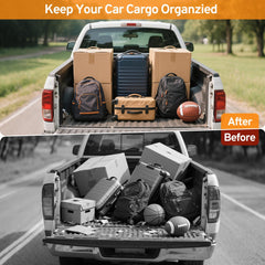 TAUYANG cargo net keeps gear organized during off-road trips