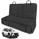 TAUYANG dog seat cover for Subaru Outback back seat provides waterproof protection against dirt and fur