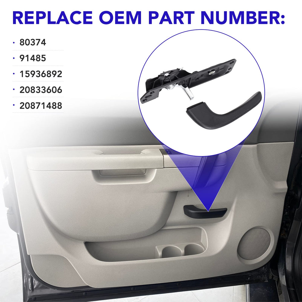TAYATUO kit packaging contents; includes 1x 20833606 inner door handle.