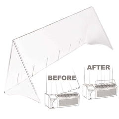 TayMac DA28 PTAC Air Deflector with adapter wedges for precise installation