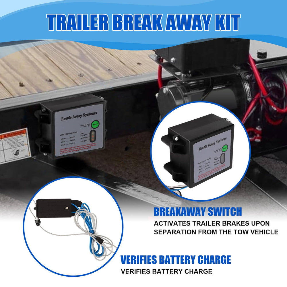 Tbest easy installation guides quick setup between trailer and towing vehicle.