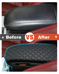 TBHOO Bronco Sport armrest with non-slip backing stays in place.