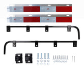 TBOZZ e-coating black mud flap hanger bracket for durable mounting.