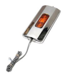 TBOZZ stainless steel mirror 7x16 front view for wider highway visibility