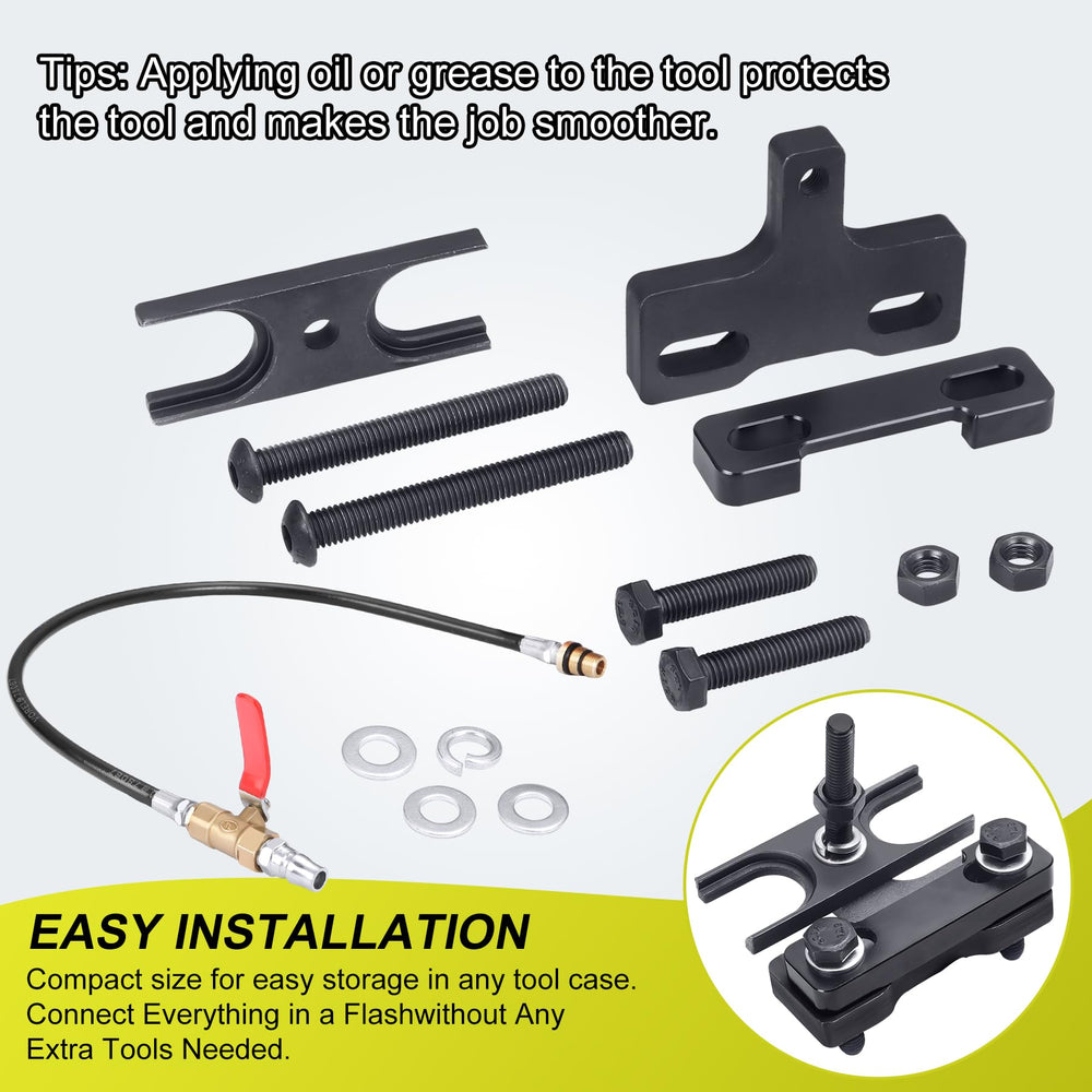 TCHENPART packaged tool with accessories ready for valve-spring servicing