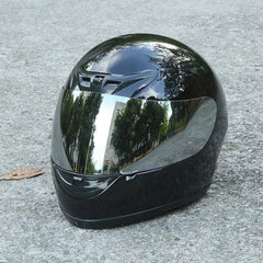 TCMT full-face helmet D-ring closure provides secure, adjustable fit