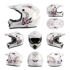 TCMT youth helmet side profile highlights lightweight design and secure fit.