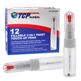 TCP Global 2-in-1 touch-up pens brush close-up for precise surface filling.