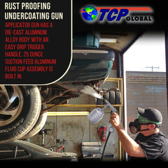 TCP Global air regulator gauge ensures consistent spray pressure.