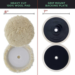 TCP Global secure hook-and-loop attachment enables quick pad changes.