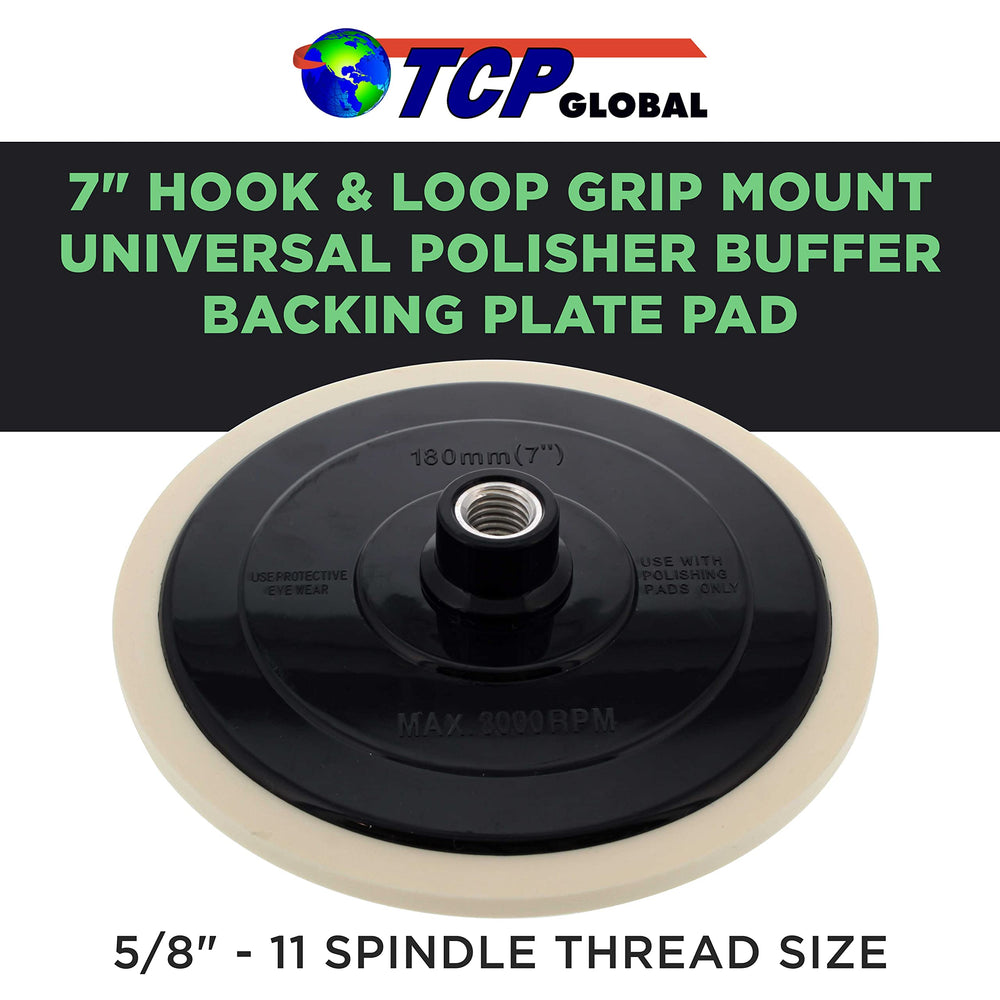 TCP Global universal backing plate with 5/8-11 thread compatibility for pads