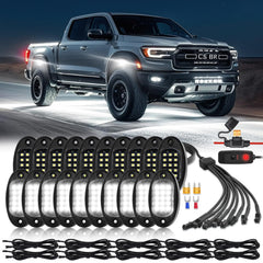 TDE Explorer.Lighting 20-pod rock lights illuminate undercarriage for clearer night visibility