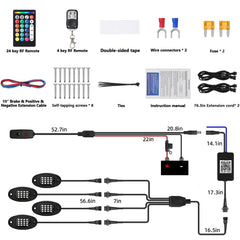 TDE Explorer Lighting 4Pods Rock Lights quick QR setup and app pairing