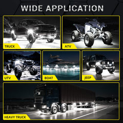 TDE Explorer.Lighting wheel-well and bed lighting expands vehicle lighting options.