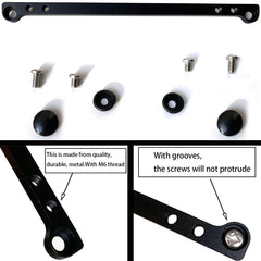 Aluminum 6010 construction resists rust for daily driving