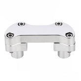 TDZ MOTO 1in handlebar riser chrome adds 2in rise for a more comfortable riding position