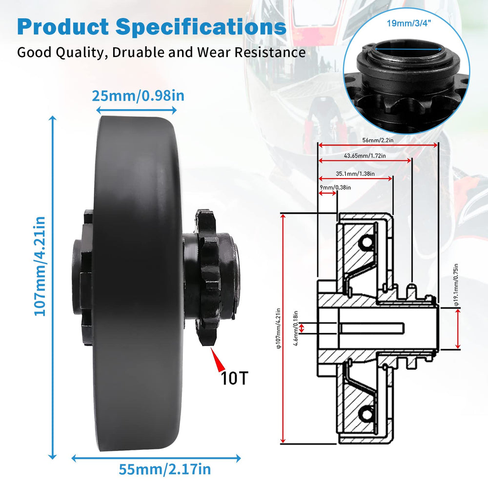 TEANTECH 40 41 420 chain kit highlights drivetrain durability