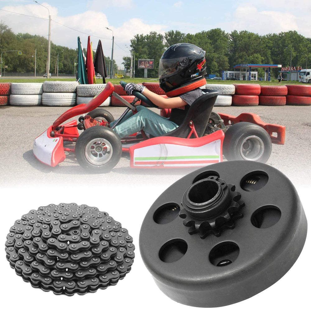 TEANTECH Go Kart Clutch in action demonstrates easy take-off for hobby karts.