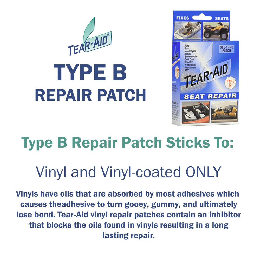 TEAR-AID 7/8x7/8 patch for quick seam repairs