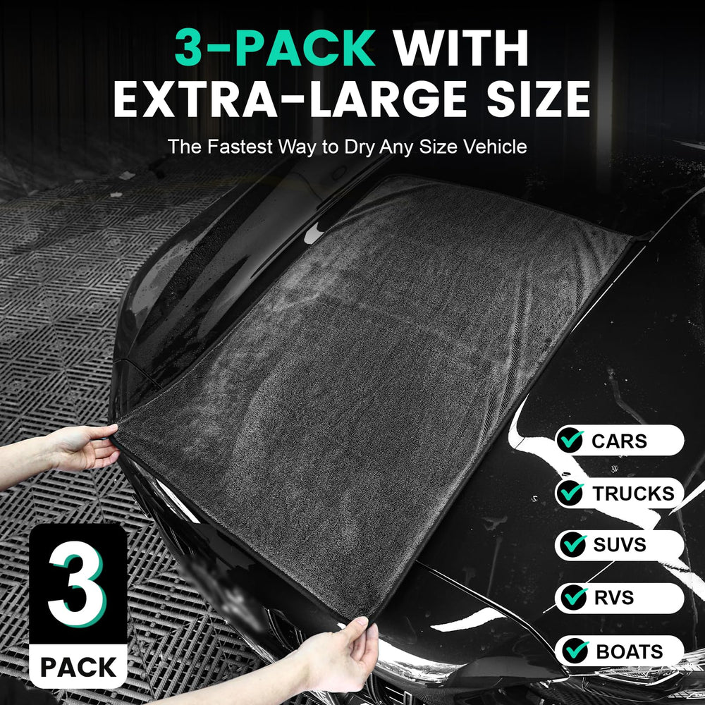 TEAWOO twisted-loop technology delivers one-pass drying and fewer water spots.