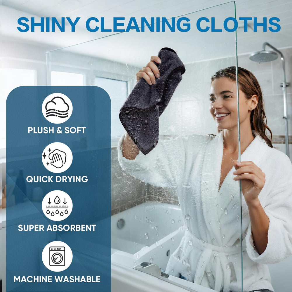 TEAWOO ultra-absorbent car drying towel soaks up water quickly after wash.