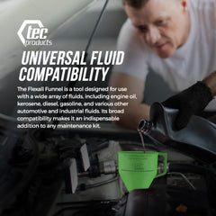 TEC Products FlexAll supports diesel and gasoline compatibility during fluid changes.