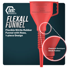 TEC Products FlexAll long flexible funnel with hose for easy fluid transfer