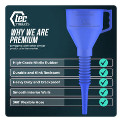 FlexAll 16-inch length guides fluids precisely during engine and transmission tasks.